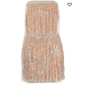 Retrofete Dixie Sequin Fringe Dress